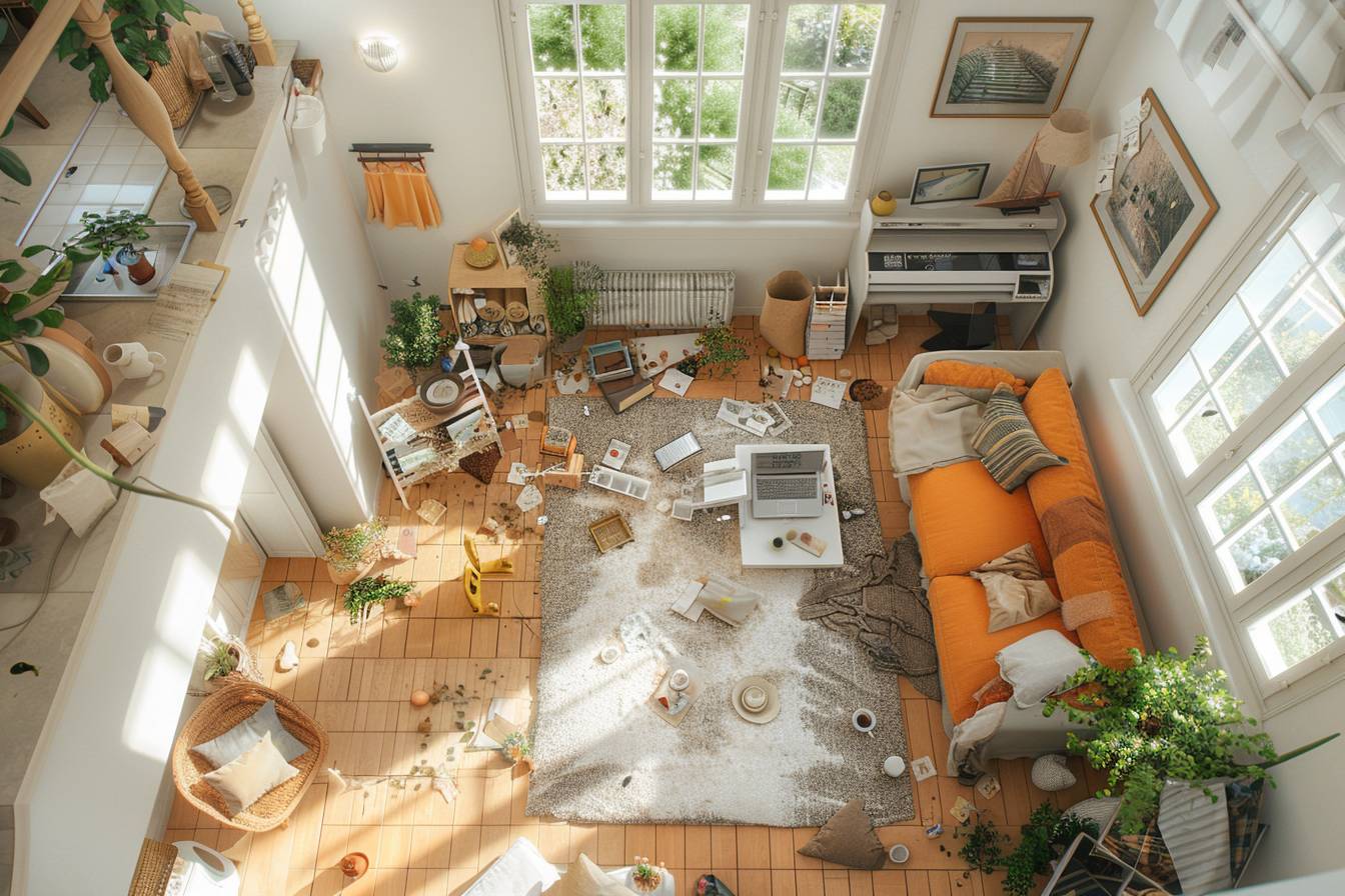 Équipe de professionnels en action lors d'un débarras de maison insalubre à Meaux, illustrant les étapes clés pour une transformation réussie.
